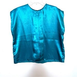 Gitano Shimmering Teal Blouse